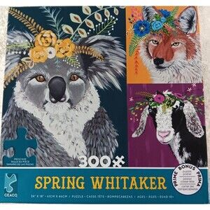 Ethel and Friends 300 Piece Jigsaw Puzzle Oversized Spring Whitaker by Ceaco